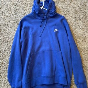 Nike Men's Royal Blue Pullover Hoodie